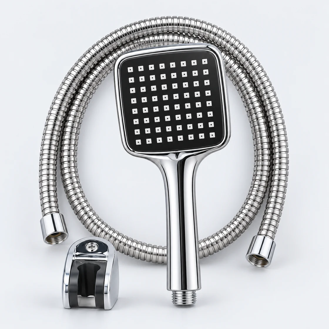 Square shower set