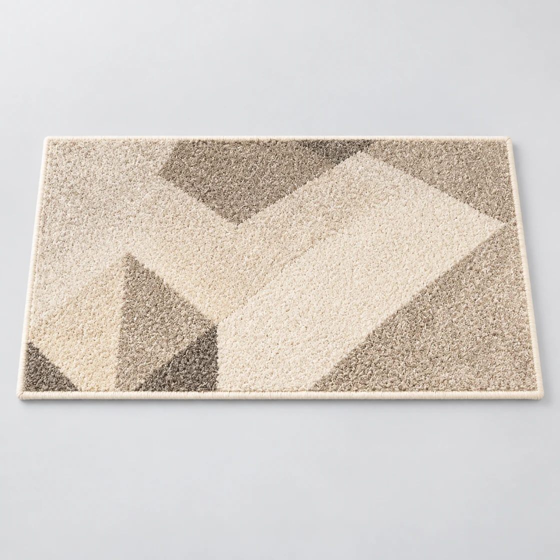 Geometric bath mat