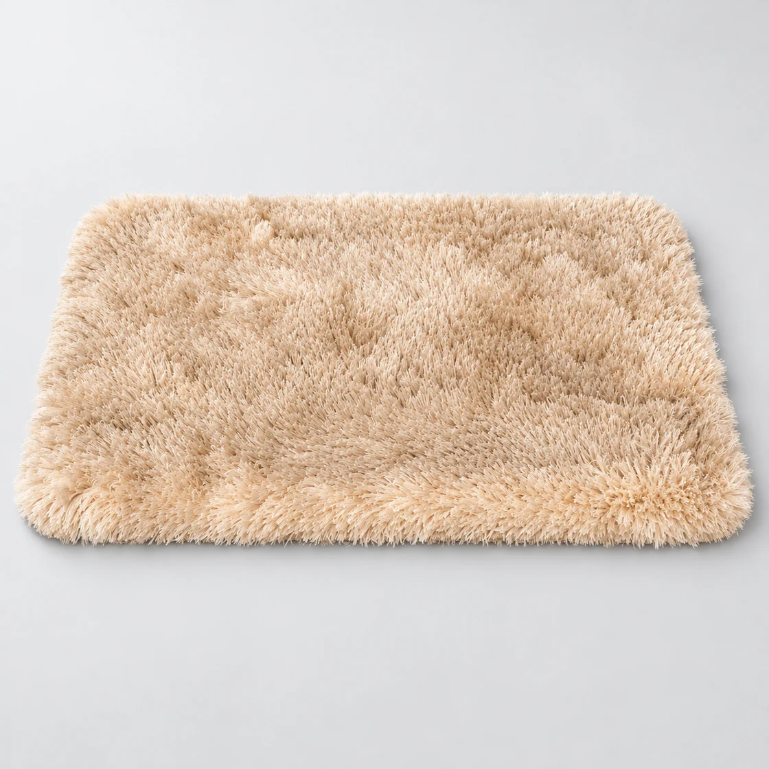 Shaggy bath mat